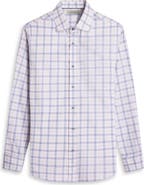 Bugatchi Axel Shaped Fit Plaid Button-Up Shirt
