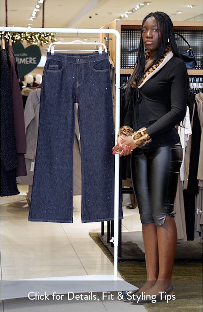 Ember Sparkle Wide Leg Jeans, sales video thumbnail