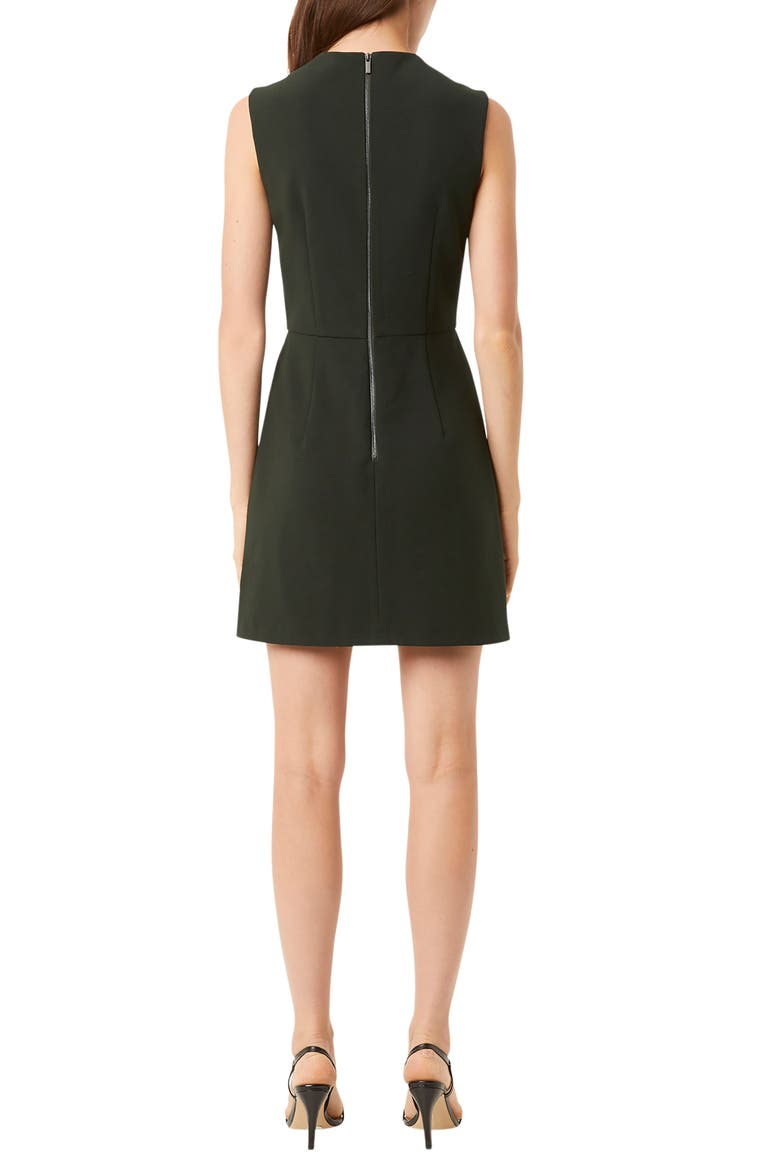Sundae Suiting Sheath Minidress, Alternate, color, BLACK
