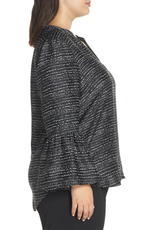 Tart Lemon Hadlee Top In Reverse Ink Stripe
