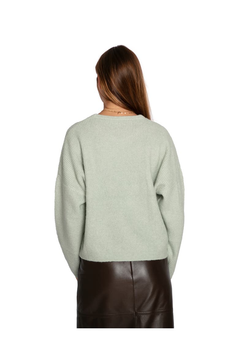 Wrap Me Up Scarf Sweater, Alternate, color, Light/Pastel Green