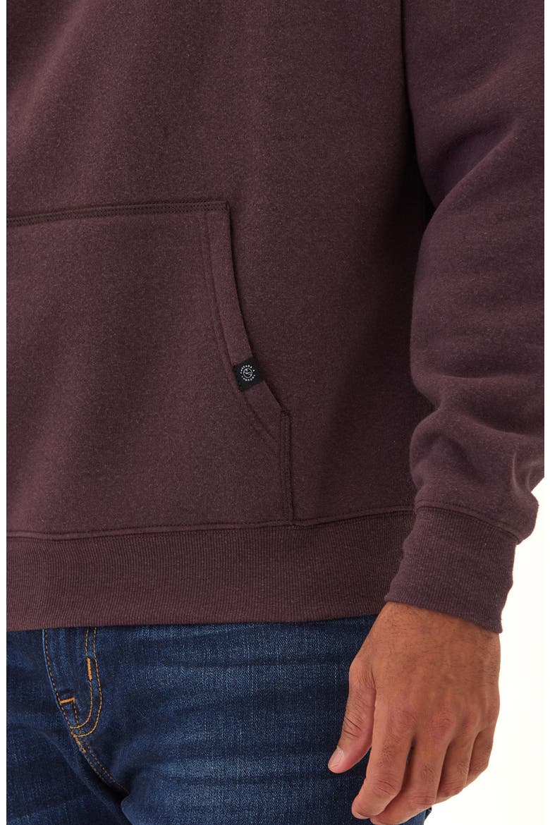 Marcel Oversize Fleece Hoodie, Alternate, color, PEPPERCORN