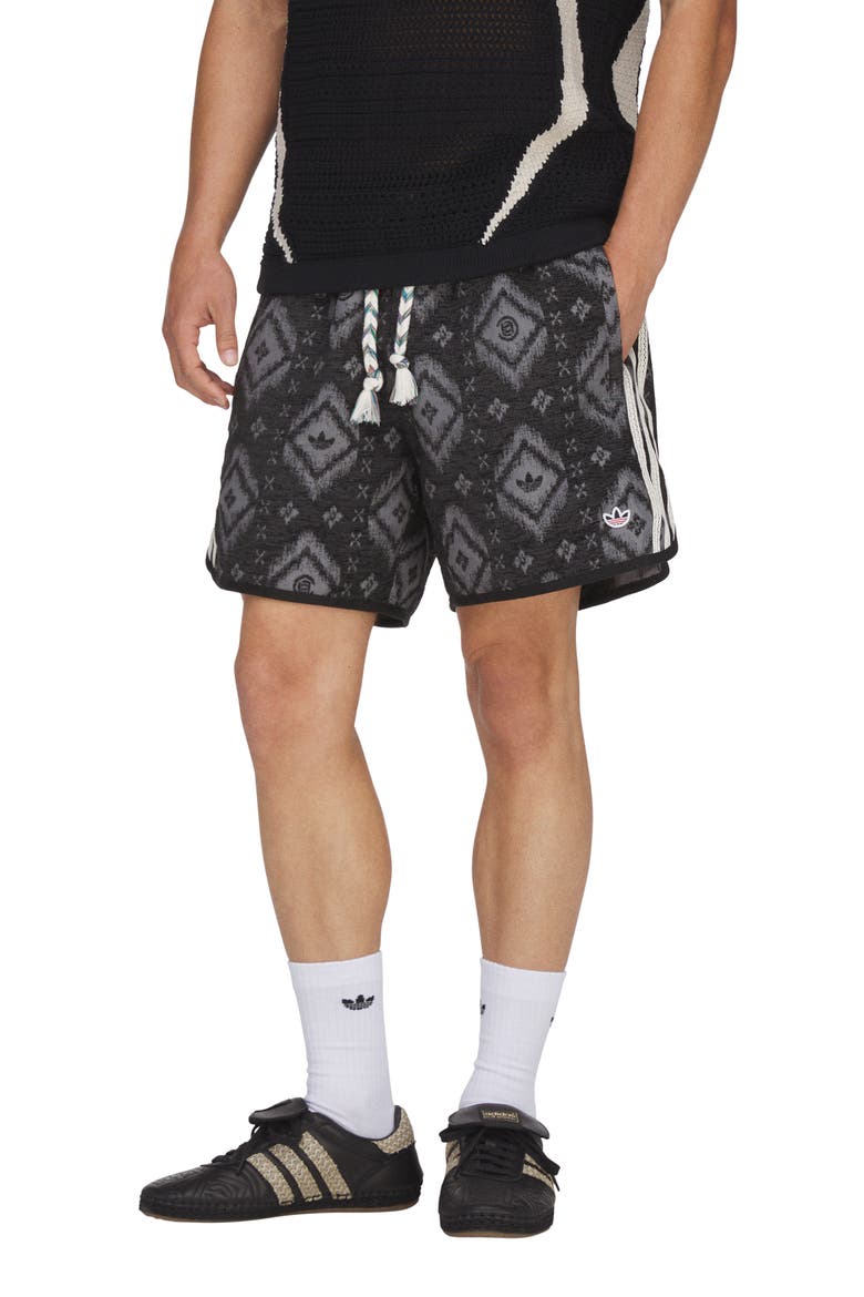 x CLOT Ikat Drawstring Shorts, Main, color, CARBON