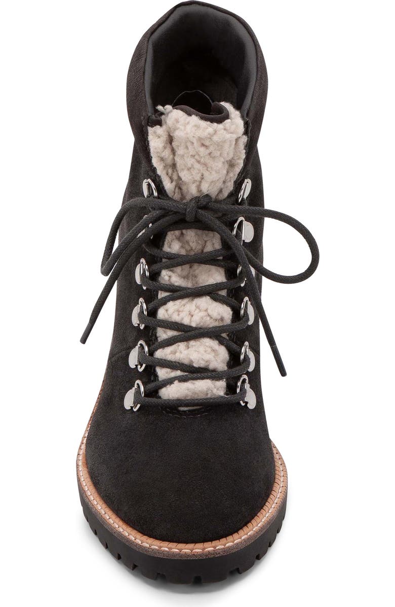 Dolce Vita Post Faux Shearling Trimmed Hiking Boot, Alternate, color,