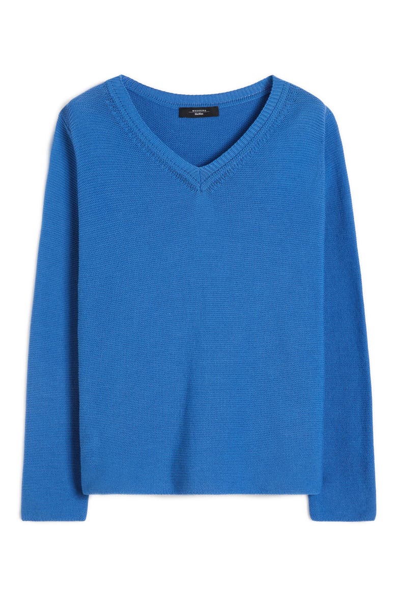 V-Neck Sweater, Alternate, color, CORNFLOWER BLUE
