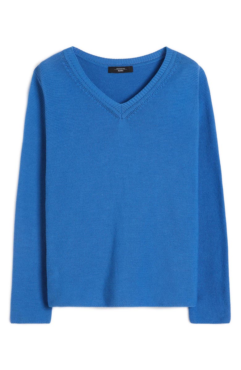 Weekend Max Mara V-Neck Sweater, Alternate, color, Cornflower Blue