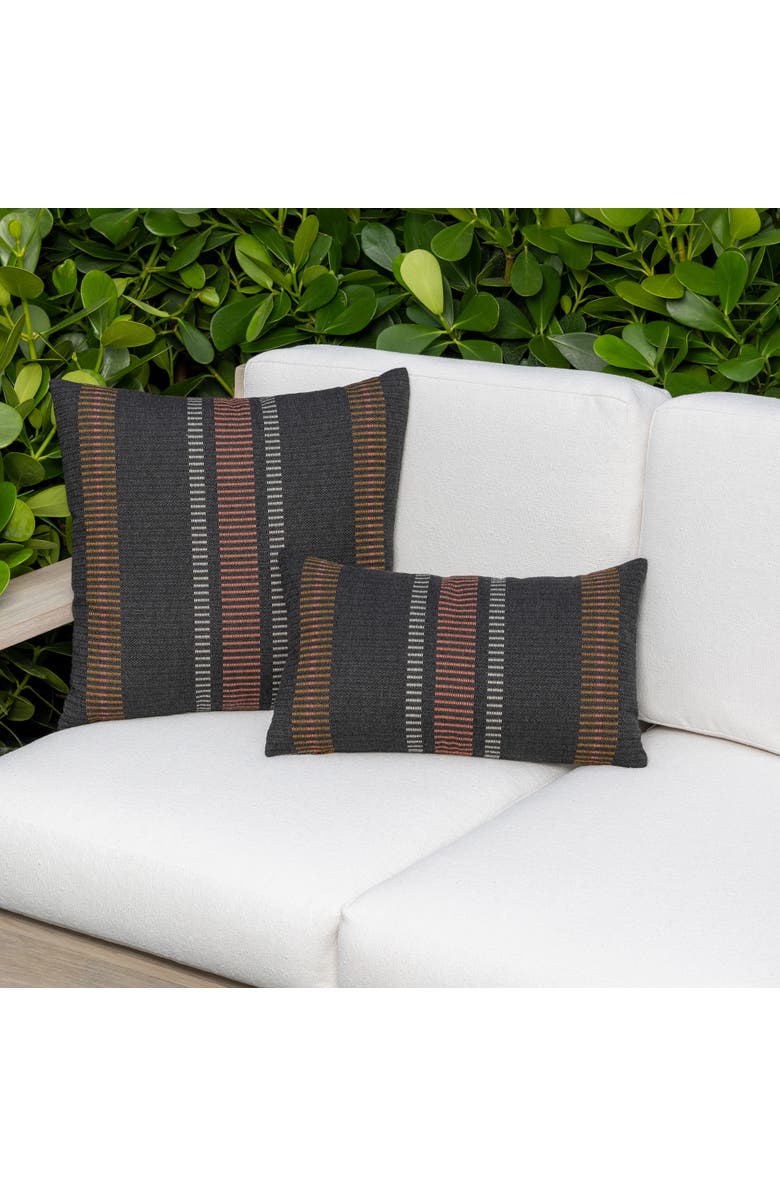 Elaine Smith Journey Indoor & Outdoor Woven Accent Pillow, Alternate, color, Earth