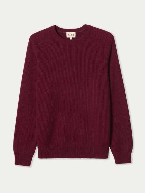 Men's Ribbed Cashmere Sweater