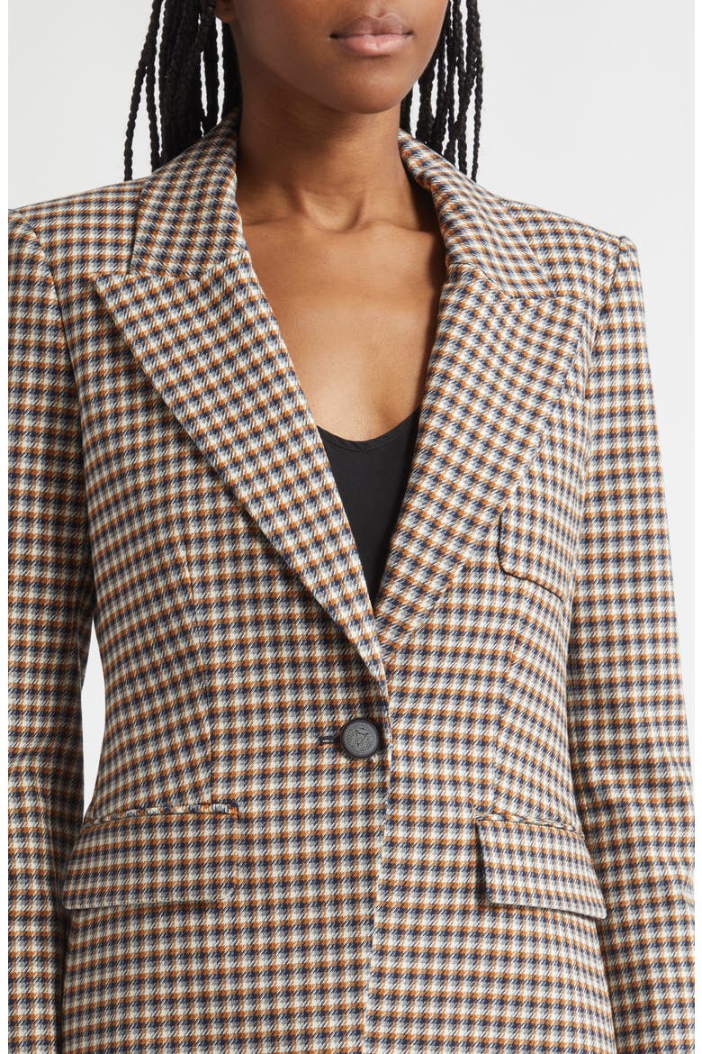 Livvy Check Dickey Jacket, Alternate, color, NAVY MULTI