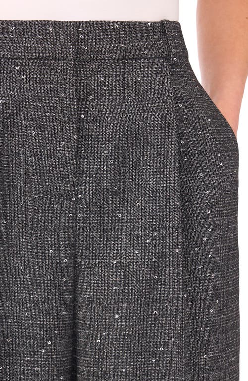 Cece Pleated High Waist Wide Leg Pants In Gray