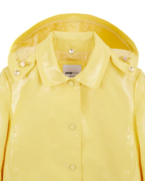 Jane Post Iconic Princess Rain Slicker In Sunflower Yellow