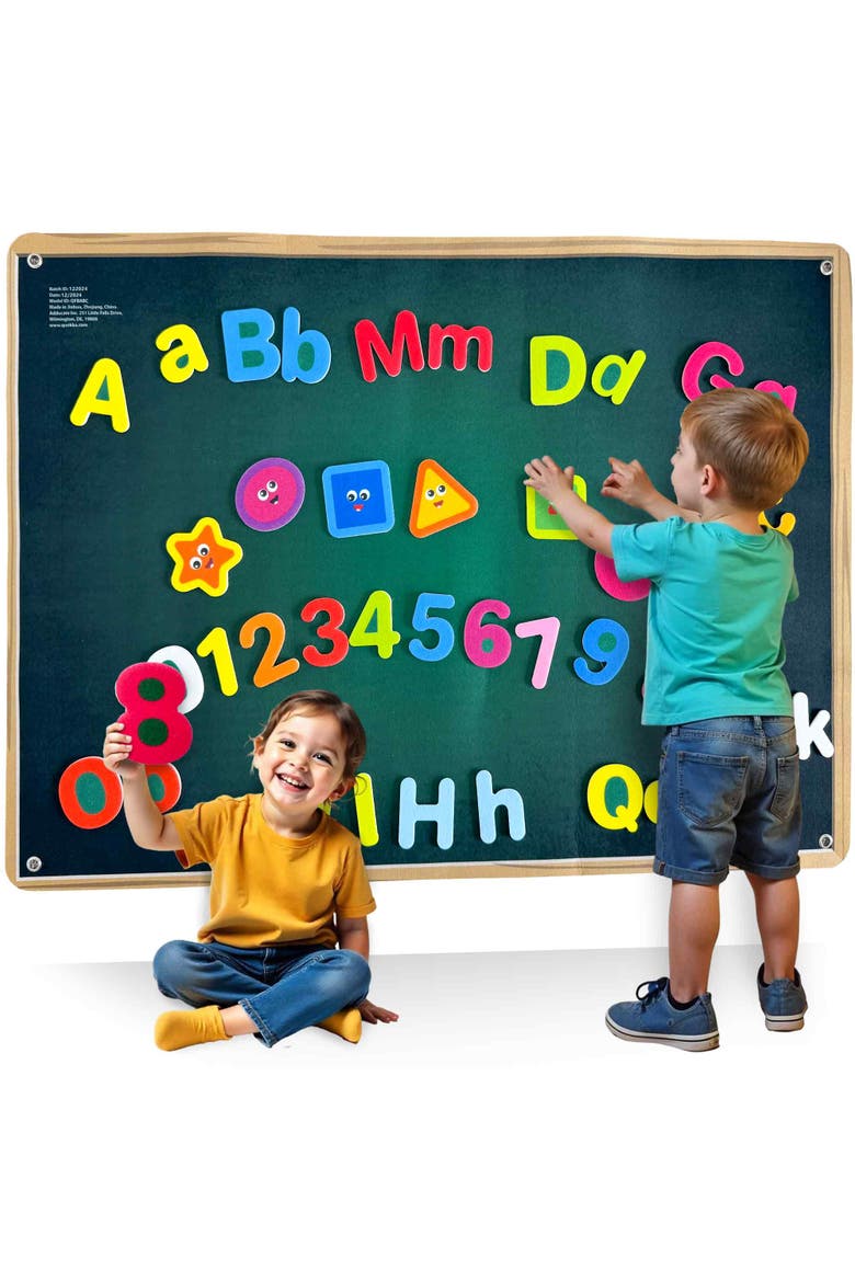 Kids Felt Board Learning Set, Main, color, Abc