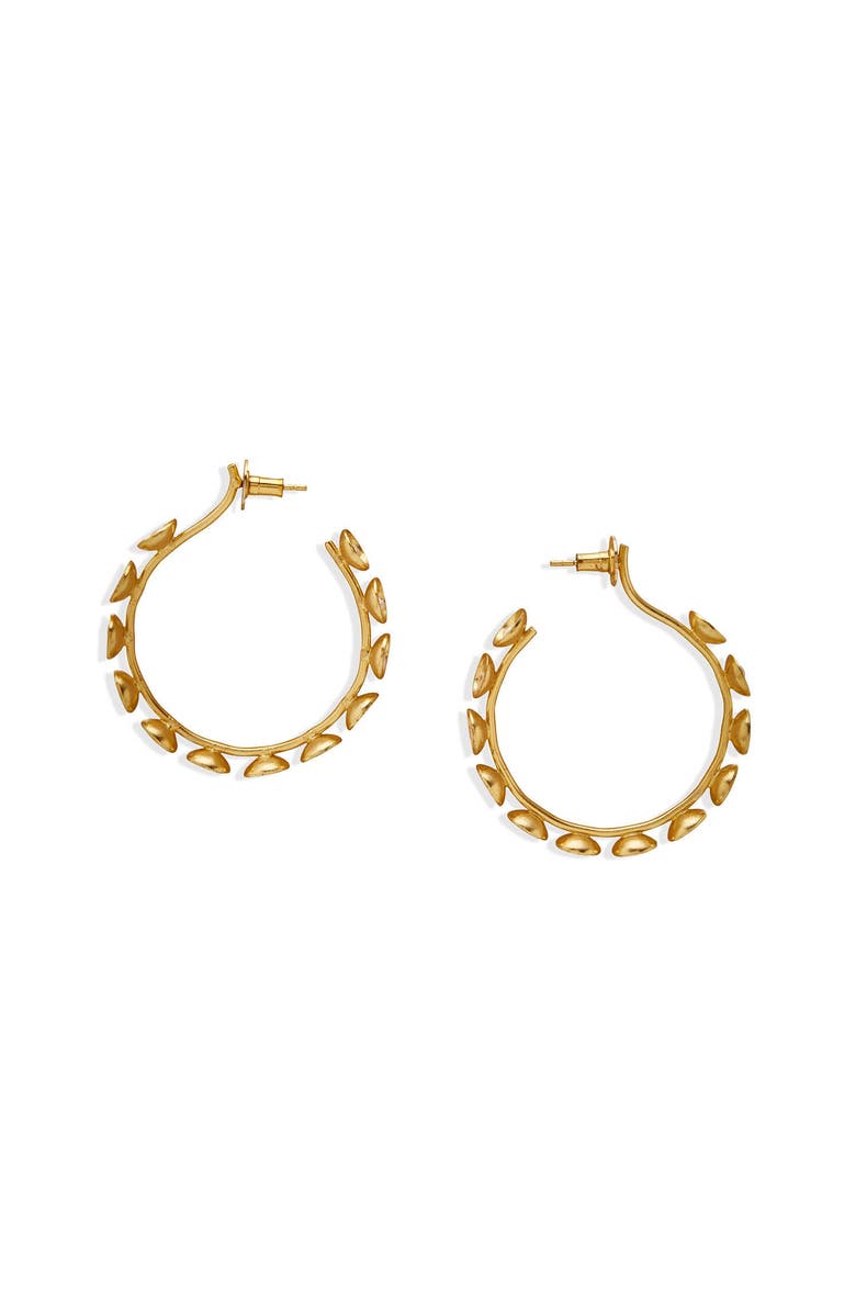 Dhwani Bansal VITR HOOPS, Main, color, Gold Plated