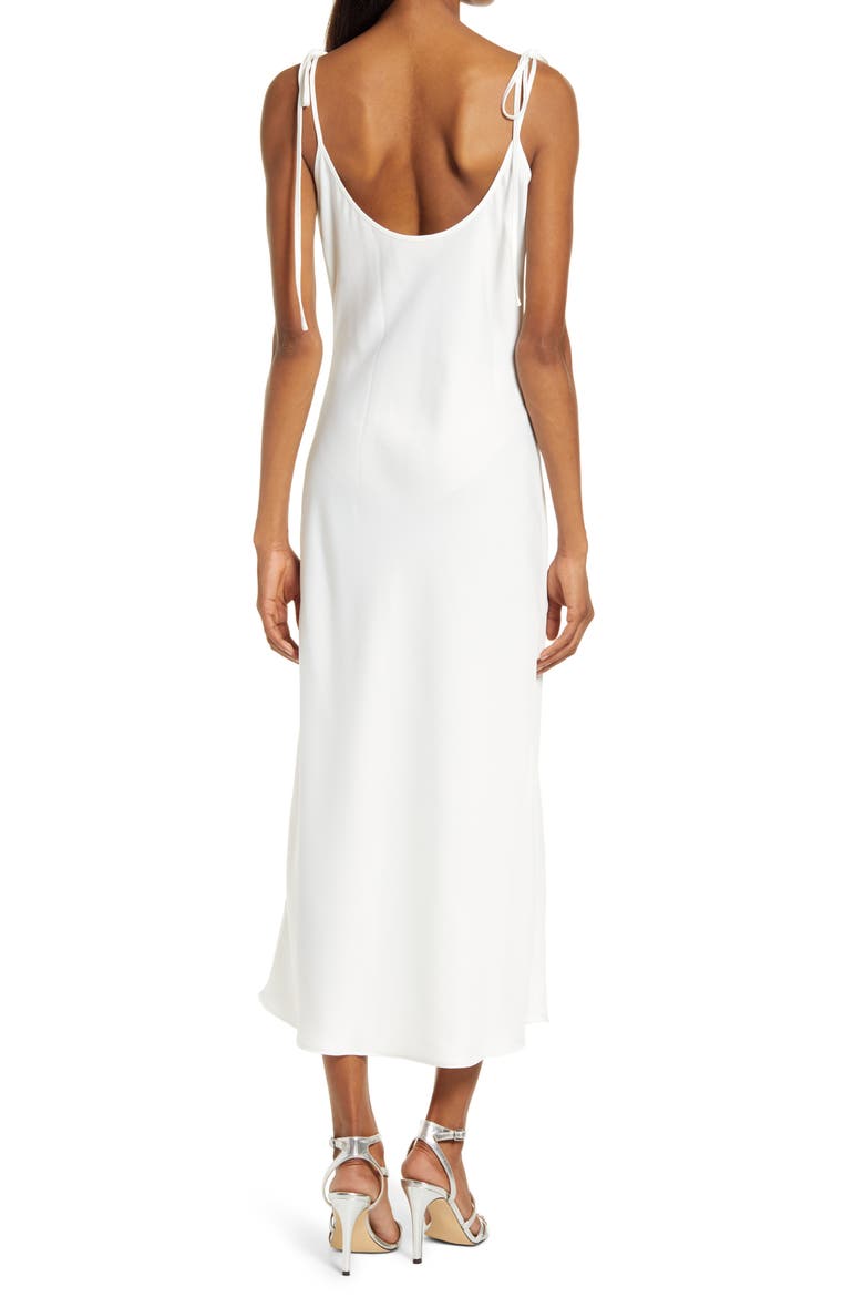 The Beverly Cowl Neck Midi Dress, Alternate, color, IVORY
