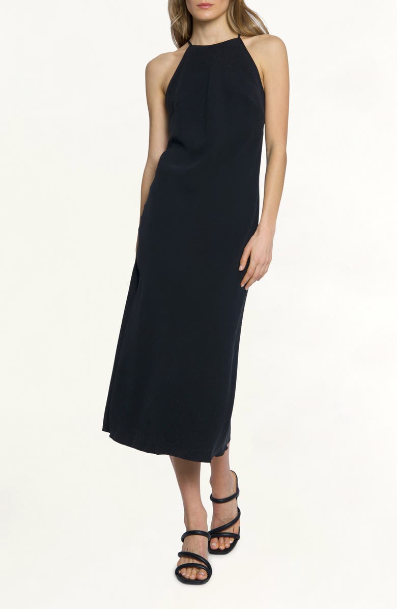 Luxely Raven Racerback Midi Dress, Main, color, 