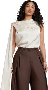 ELOQUII Wire Hem Plissé Strapless Top