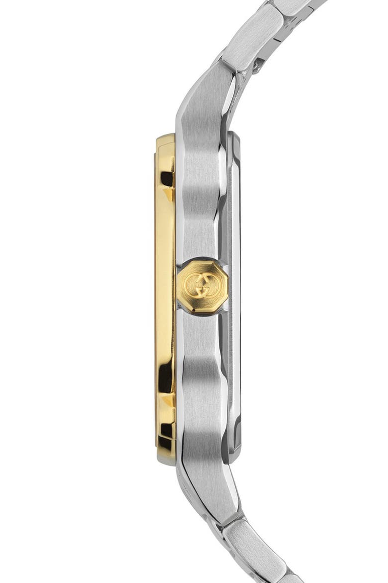 G-Flat Medium Bracelet Watch, 30mm, Alternate, color, MULTI SILVER/GOLD