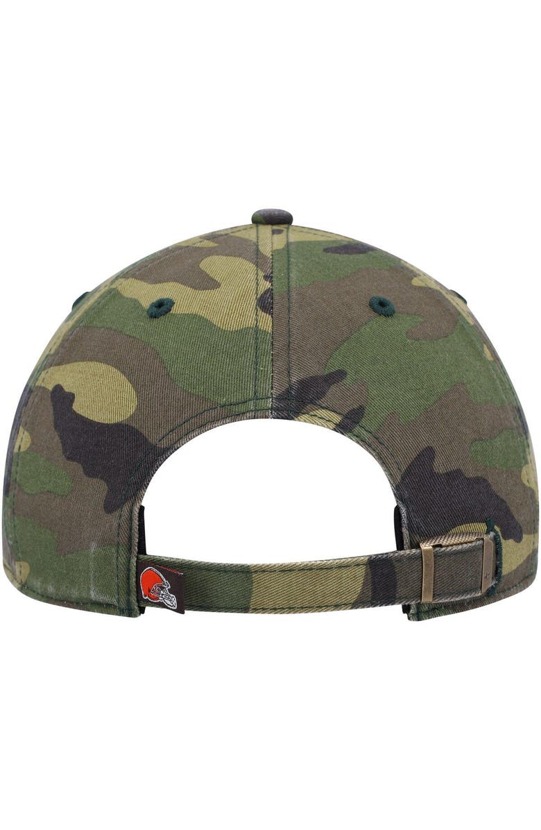 '47 Men's '47 Camo Cleveland Browns Woodland Logo Clean Up Adjustable Hat, Alternate, color, 