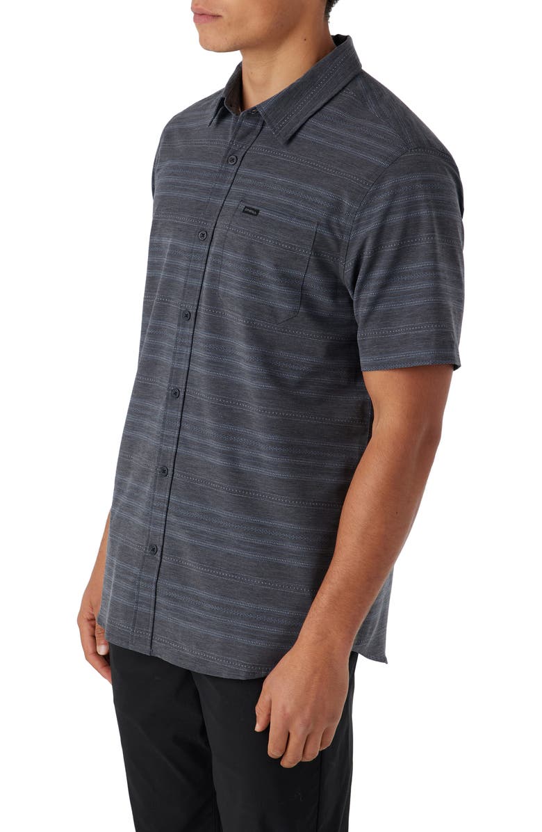 O'Neill TRVLR Traverse Stripe UPF 50+ Button-Up Shirt, Alternate, color, 