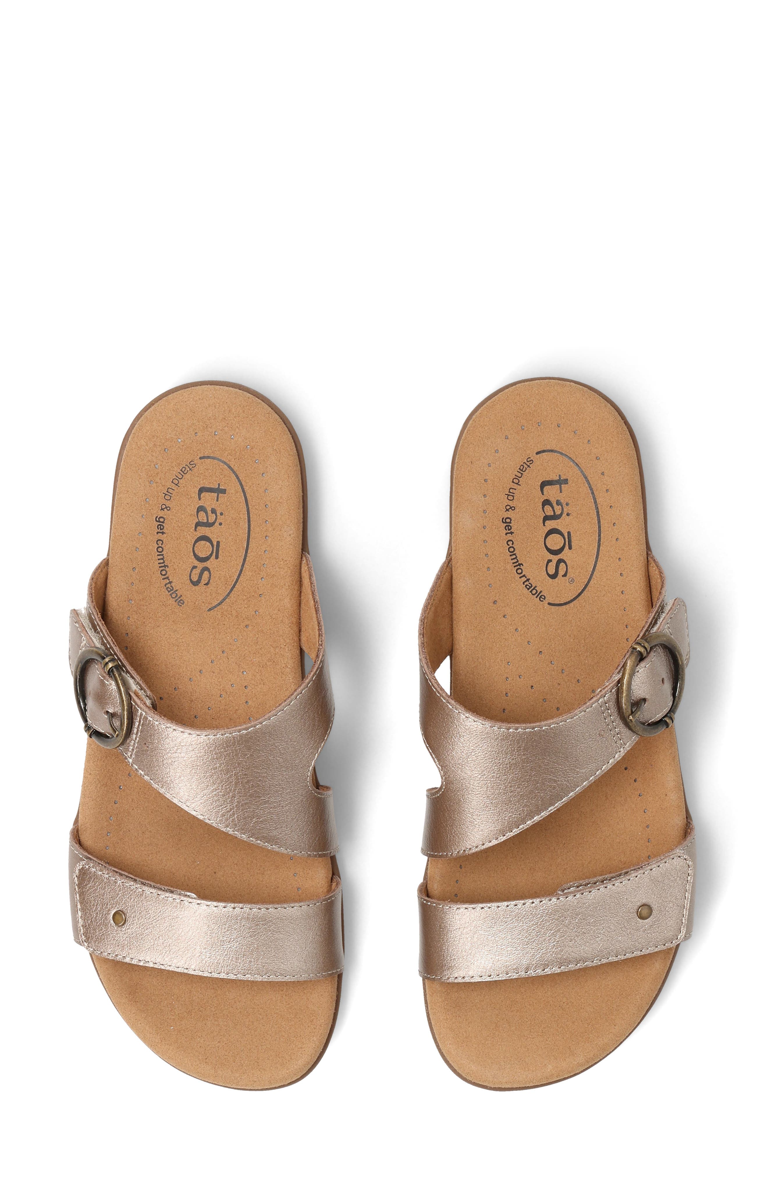 Westside Slide Sandal, Alternate, color, CHAMPAGNE