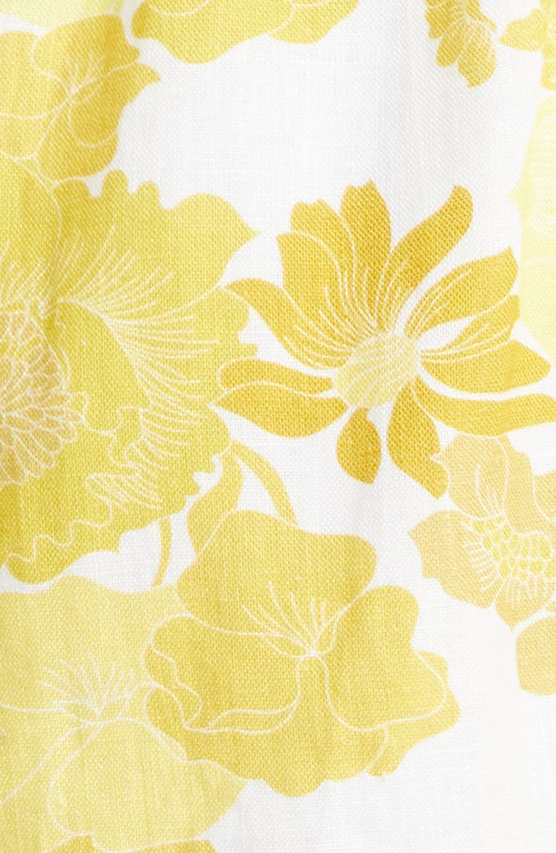 Ted Baker London Cornila Long Sleeve Linen Minidress, Alternate, color, 