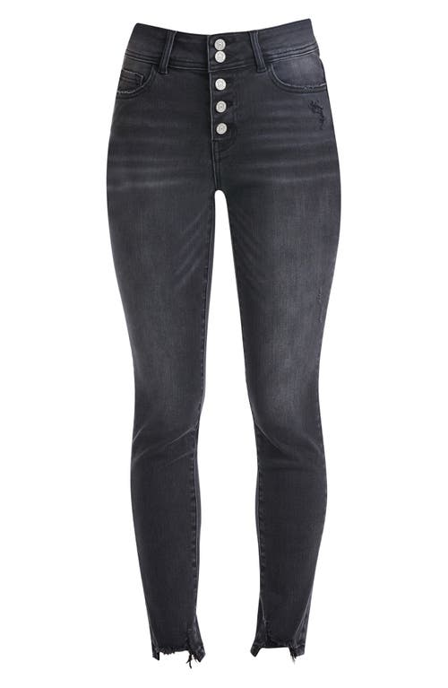 Bayeas Button Fly High Waist Skinny Jeans
