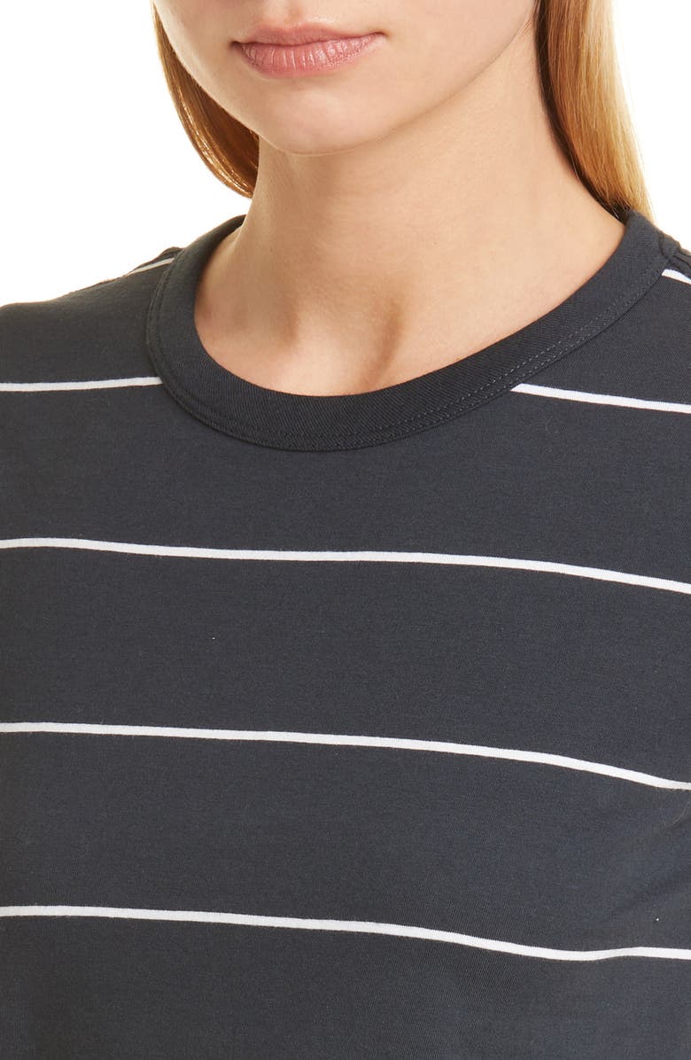 rag & bone The Stripe Organic Cotton T-Shirt, Alternate, color, 