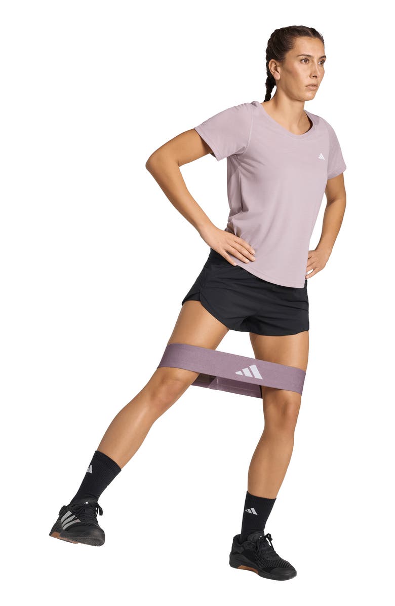 adidas Workout Essentials Scoop Neck T-Shirt, Alternate, color, Preloved Fig