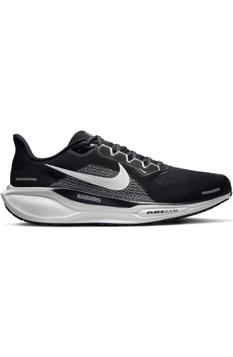 Nike Unisex Nike Black Las Vegas Raiders Zoom Pegasus 41 Running Shoes, Main, color,