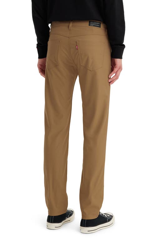 Levi's® 511™ Slim Fit Tech Pants In Brown Walnut Warp