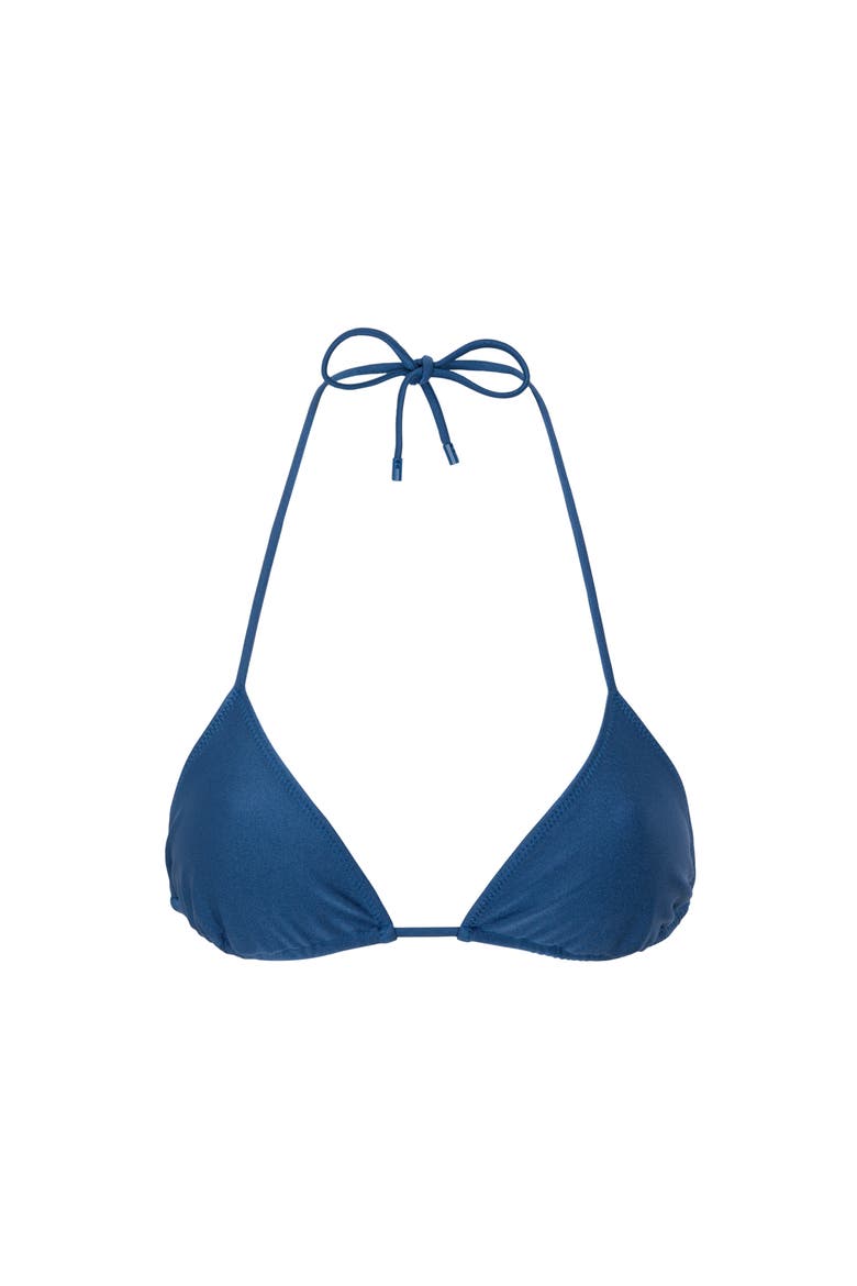 LE TRIANGLE SWIM TOP, Alternate, color, NAVY BLUE