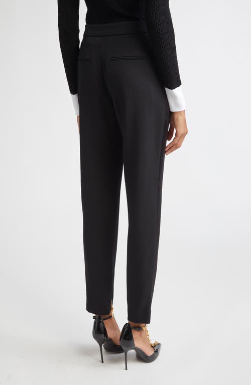 Balmain Cable Stitch Short Sleeve Cardigan In Black