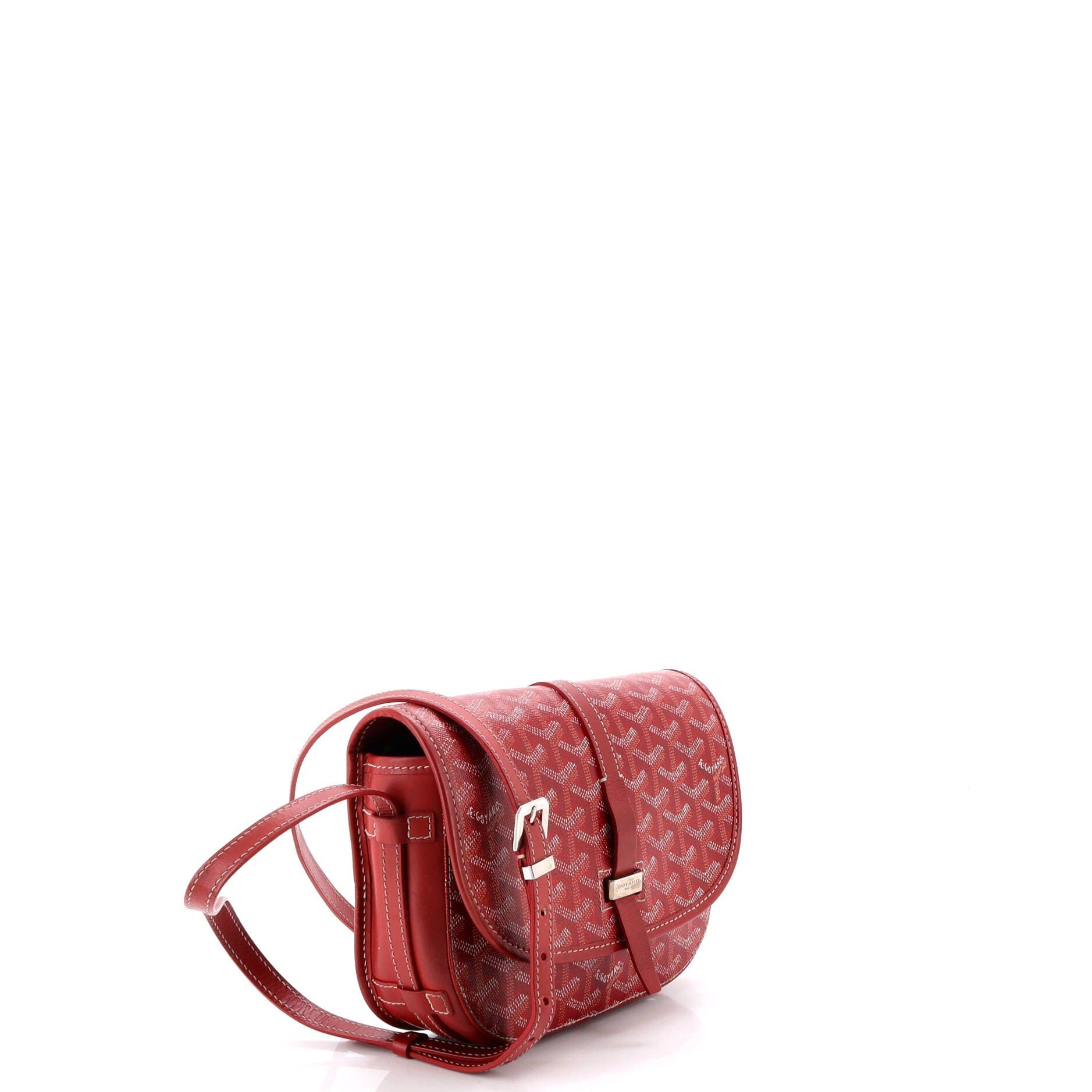 Belvedere II Messenger Bag Coated Canvas PM, Alternate, color, Red