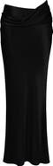 HOUSE OF CB Beau Draped Satin Maxi Skirt