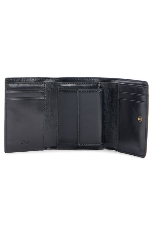 Chloé Iconic Leather Trifold Wallet In Black