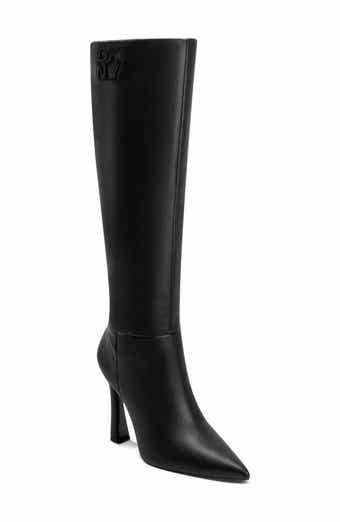 DKNY Carmel Pointed Toe Knee High Boot