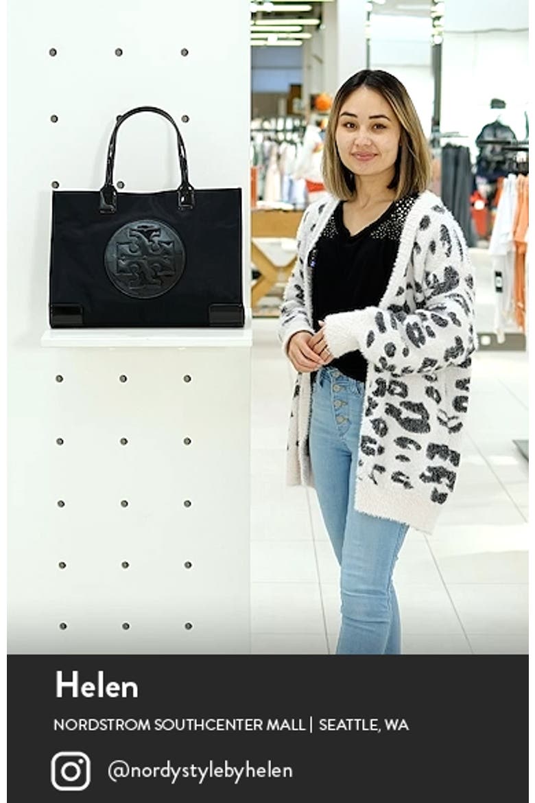 Ella Patent Nylon Tote video