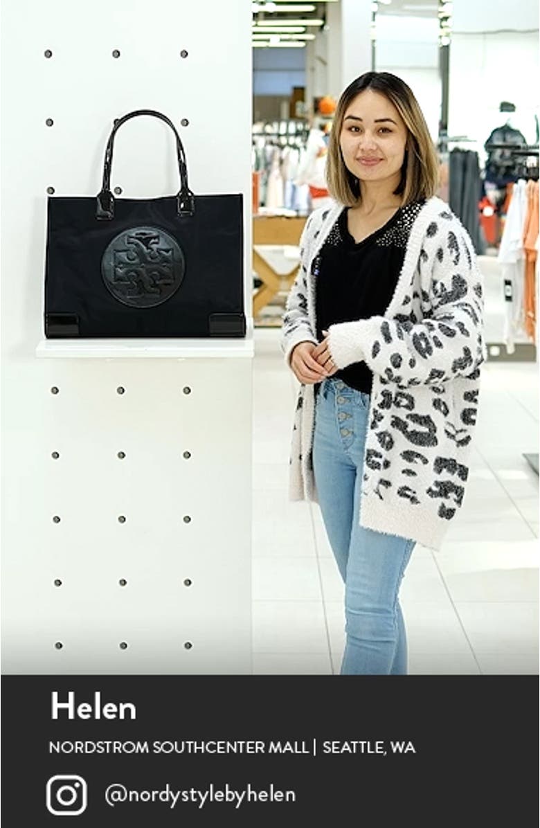 Ella Patent Nylon Tote, sales video thumbnail