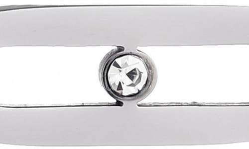 Adornia Tarnish Resistant Silver Plated Bar Necklace