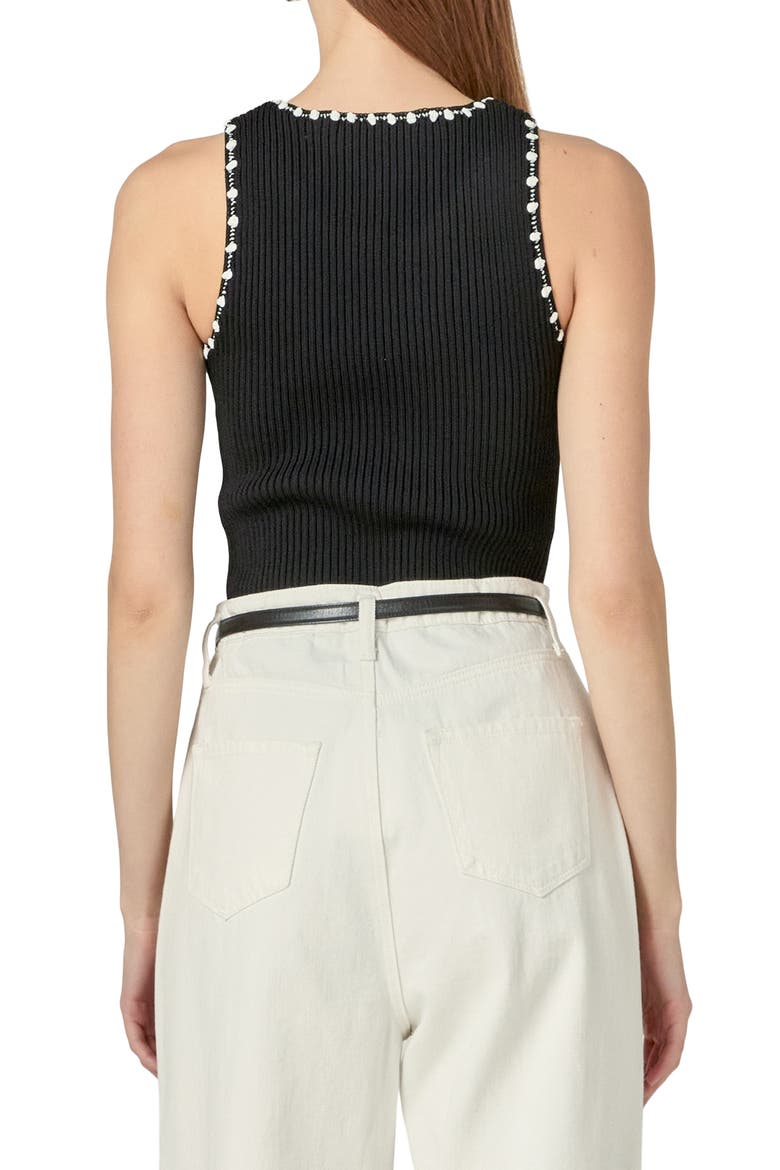 Rib Tank, Alternate, color, BLACK/ WHITE