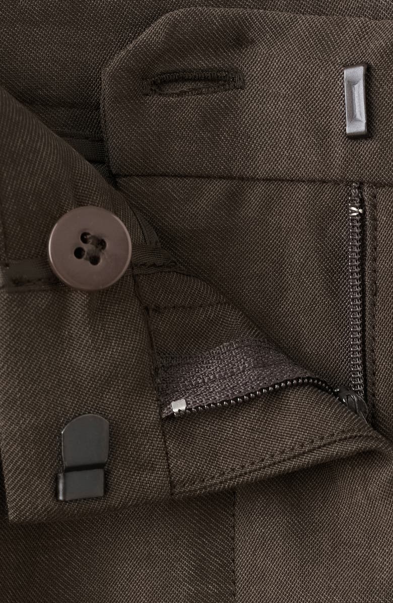 MANGO Lyocell Blend Pants, Alternate, color, Chocolate