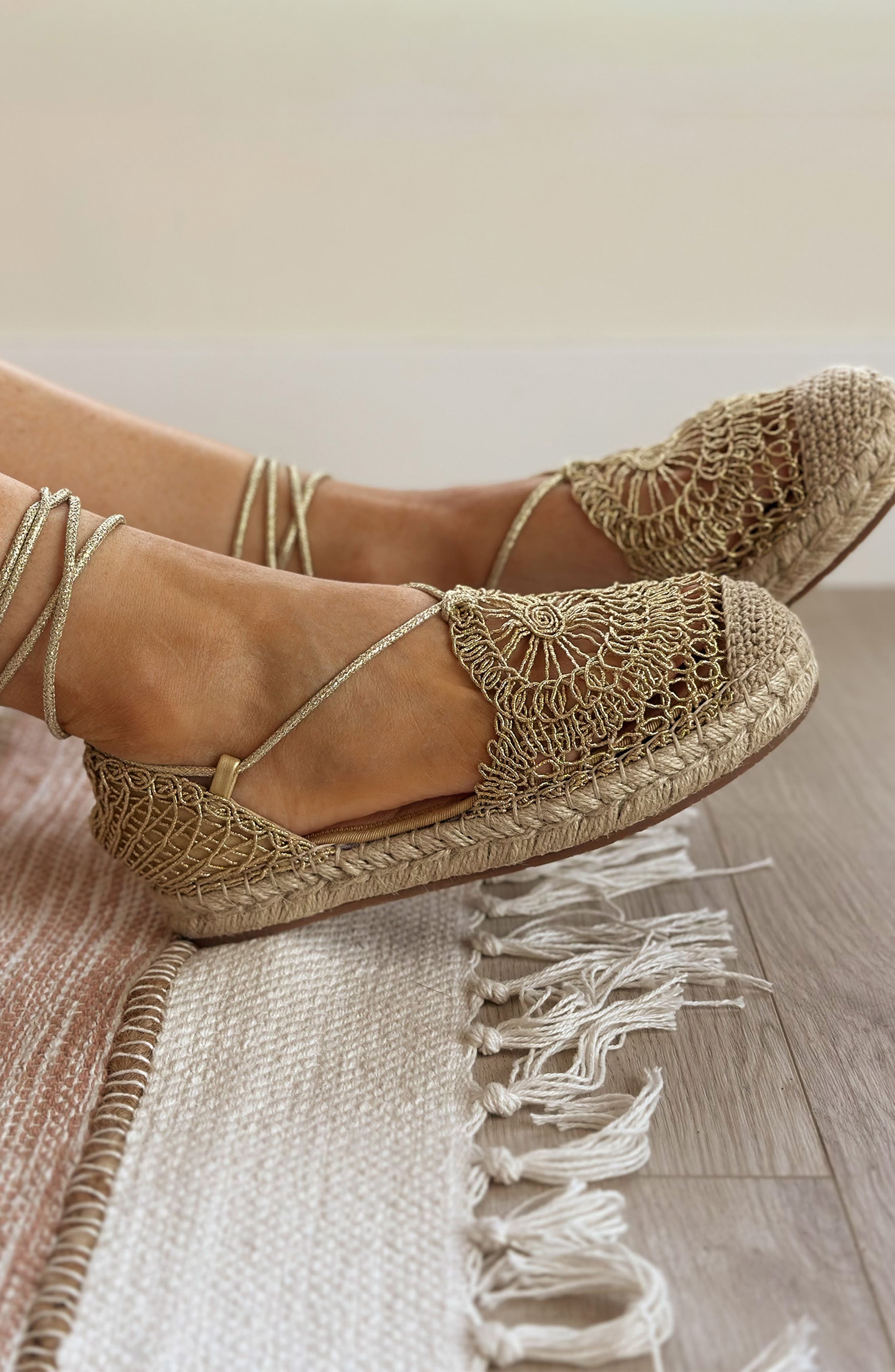 Seychelles Serendipity Espadrille Sandal, Alternate, color, Gold