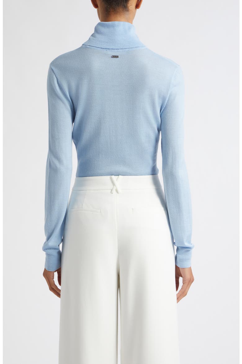 Alma Wool Turtleneck Sweater, Alternate, color, SKY