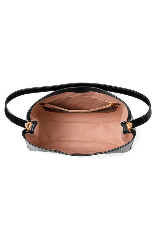 Shop Kate Spade New York Large Grace Leather Shoulder Bag In Black