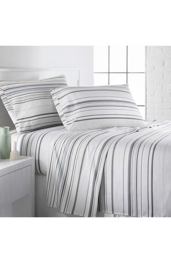 Southshore Fine Linens Premium Collection Printed Deep Pocket Sheet Sets In White