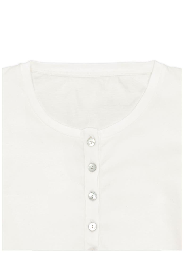 Coralie MP Serafino Long Sleeve T-Shirt, Alternate, color, White