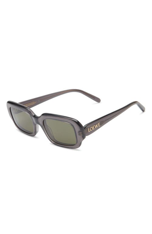 Loewe 51mm Rectangular Sunglasses In Gray