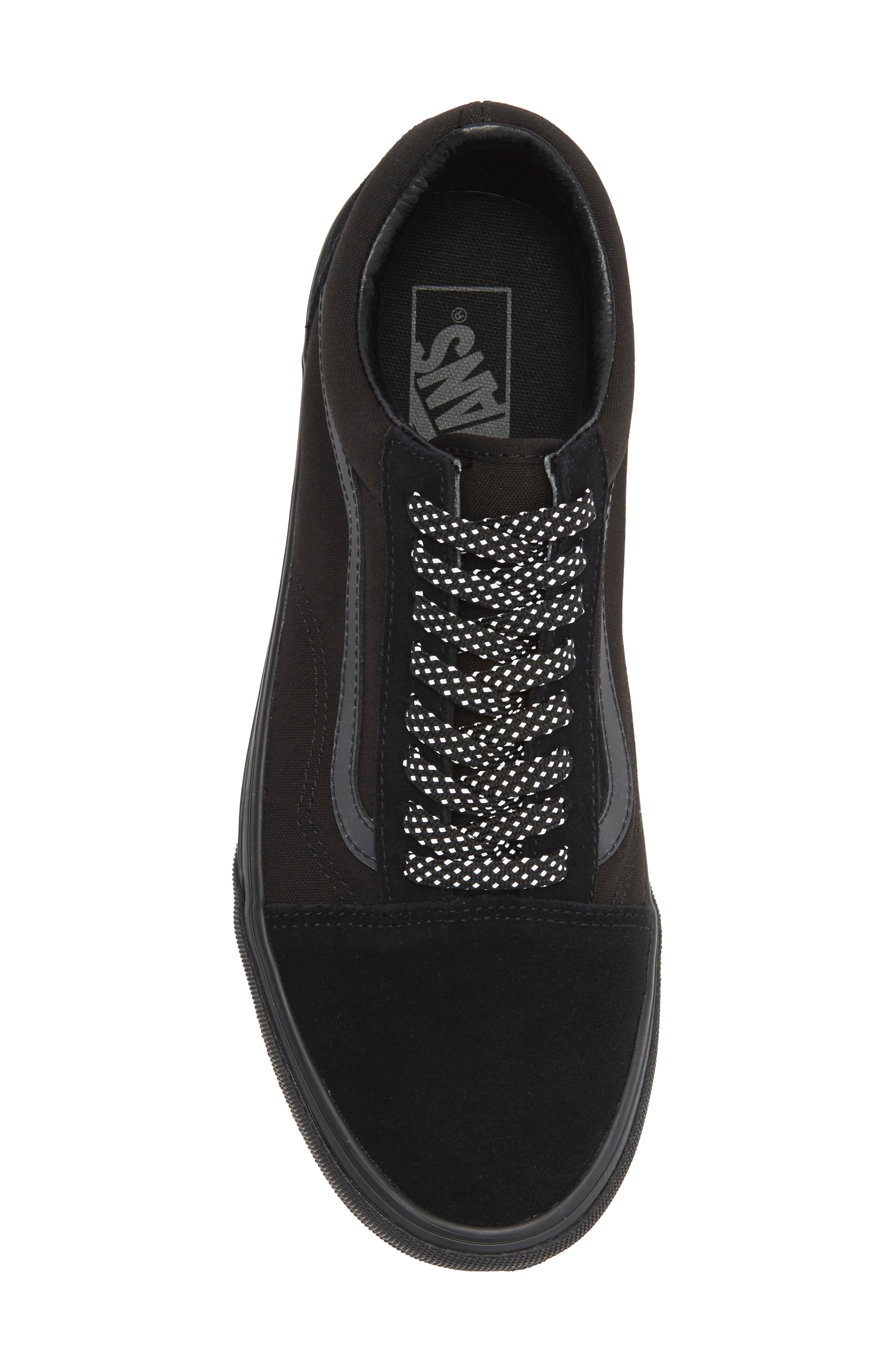 Old Skool Sneaker, Alternate, color, BLACK