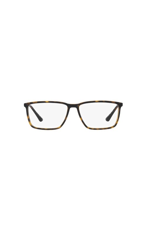Lenscrafters 58mm Rectangle Optical Glasses In Brown