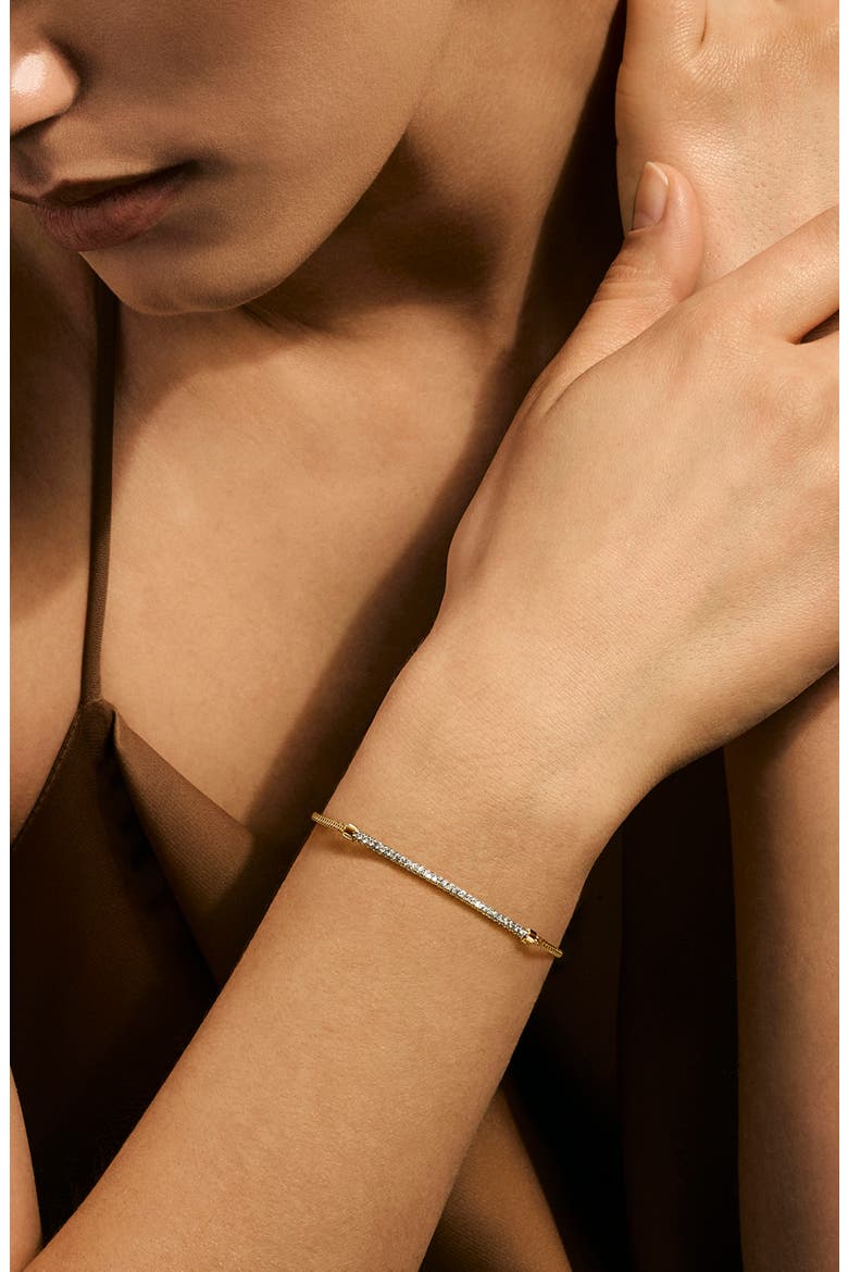 JH Essentials Pavé Diamond Bracelet, Alternate, color, GOLD